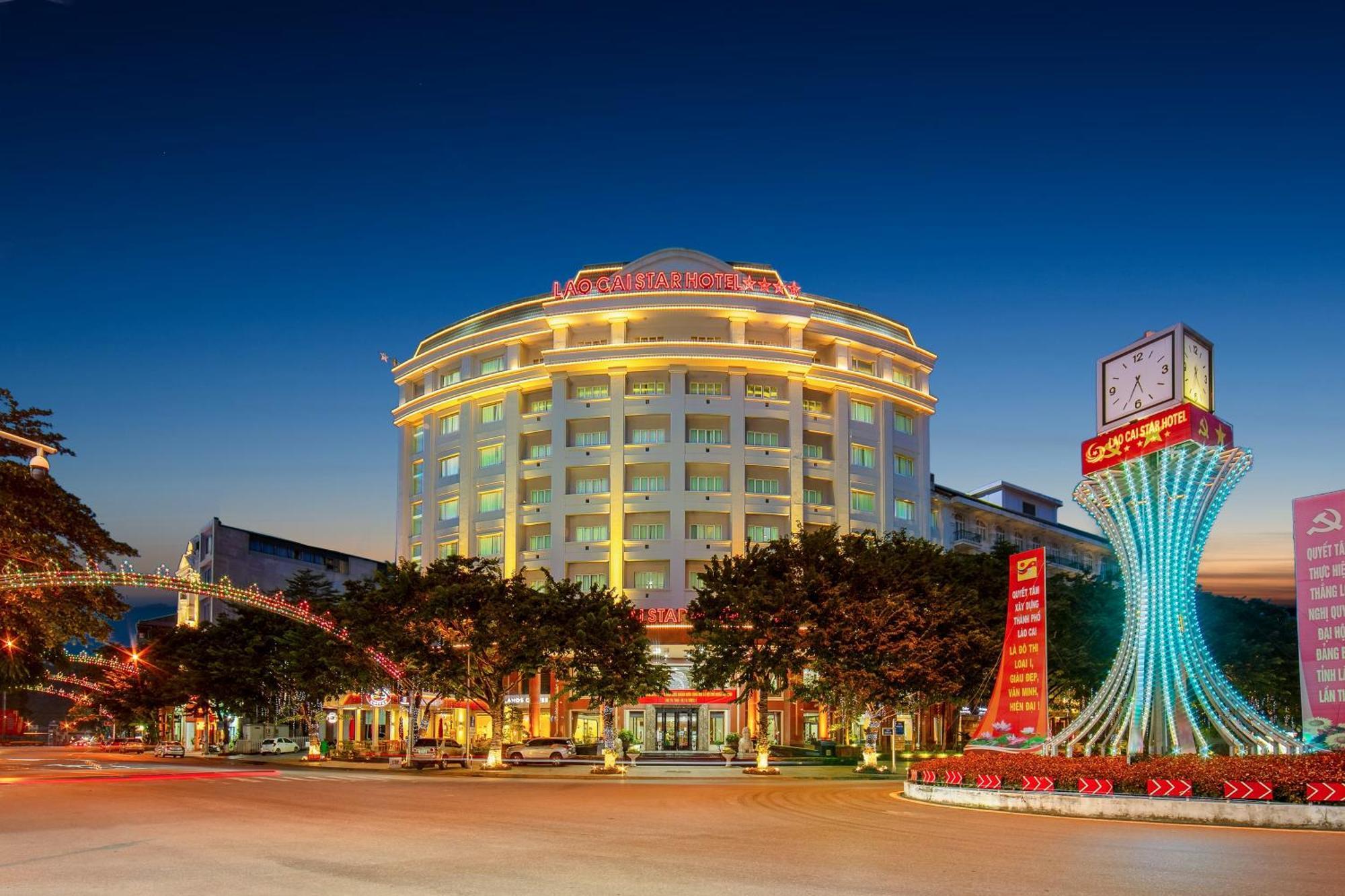 Lao Cai Star Hotel Bagian luar foto
