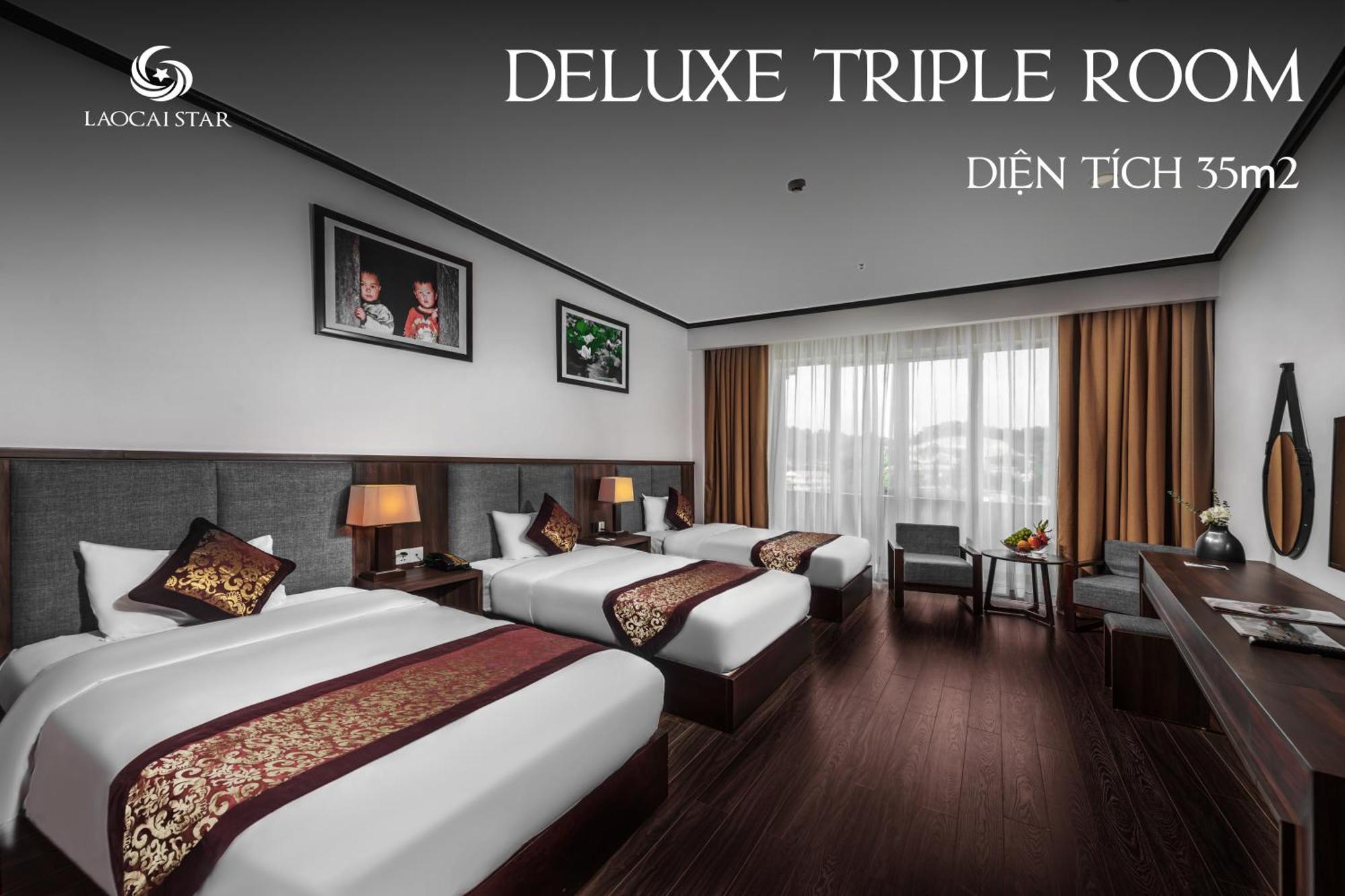 Lao Cai Star Hotel Bagian luar foto