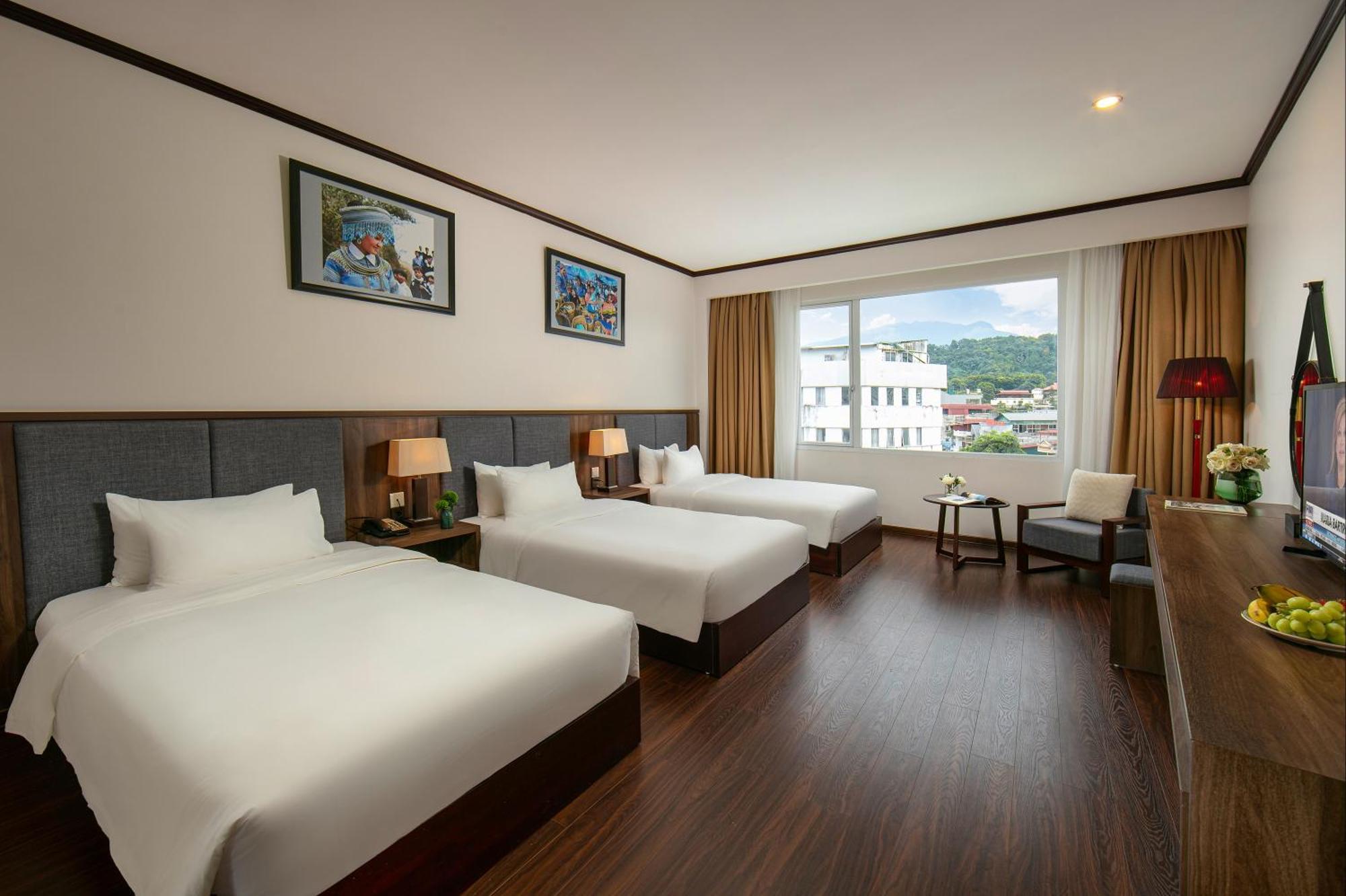 Lao Cai Star Hotel Bagian luar foto