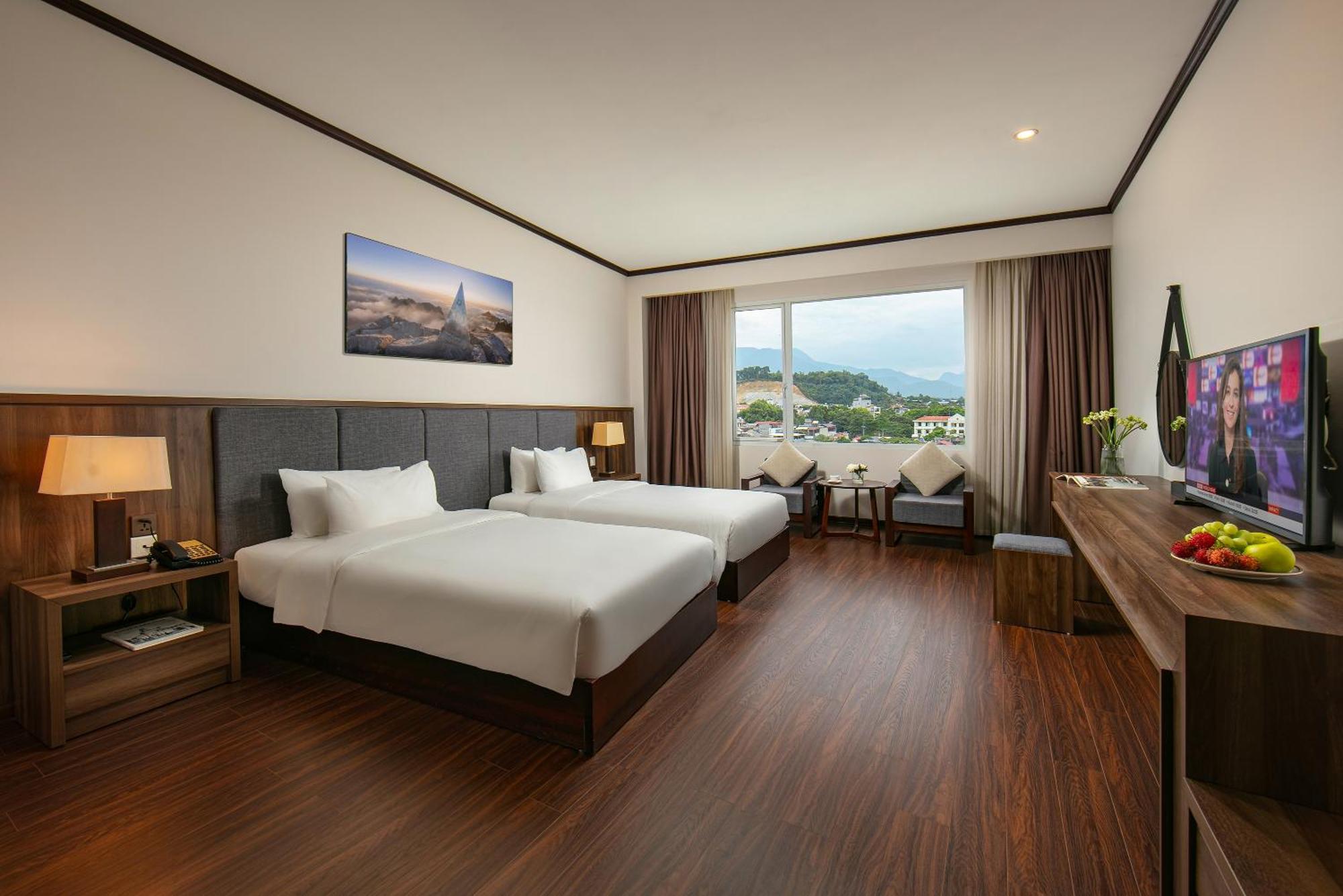 Lao Cai Star Hotel Bagian luar foto